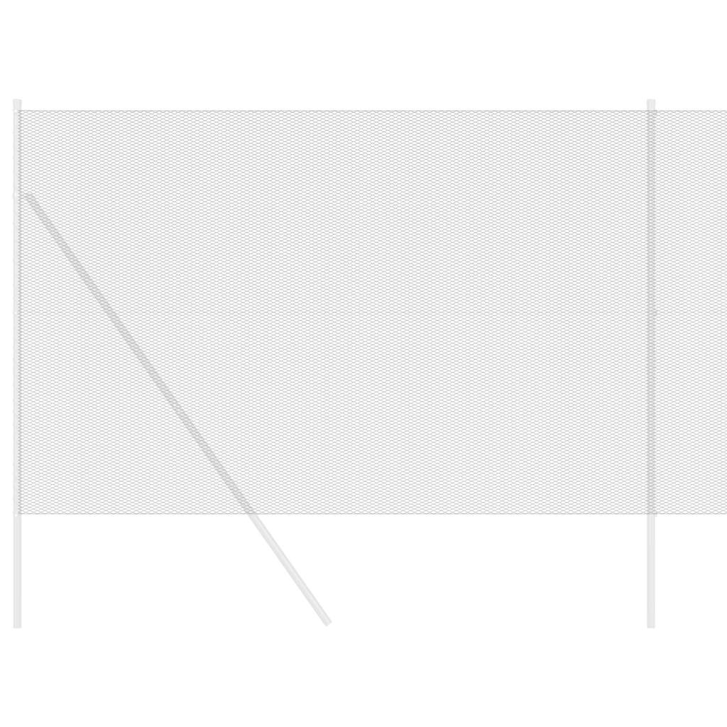 Hexagon Fence Grey 1.5 x 100 m PVC