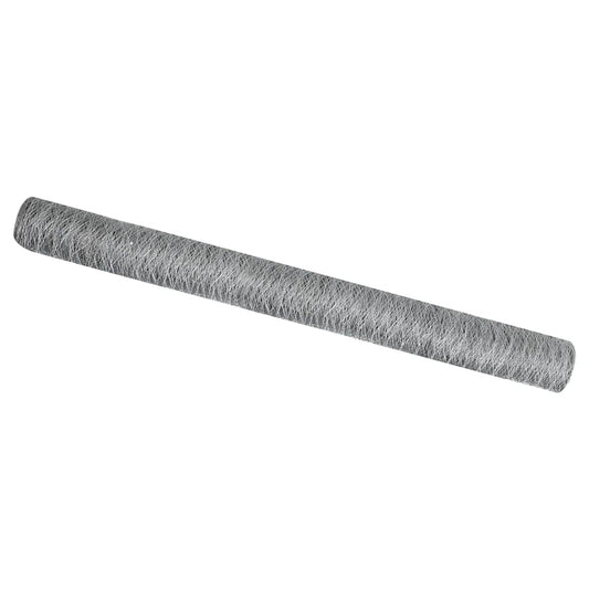 Hexagon Fence 1.6 x 10 m Galvanised steel Silver