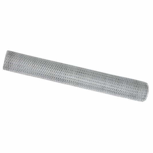 Hexagon Fence Silver 1.2 x 100 m Galvanised steel