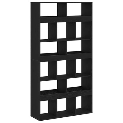 Book Cabinet 15-Tier 100 x 33 x 187.5 cm Black Oak