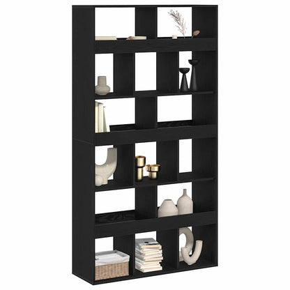 Book Cabinet 15-Tier 100 x 33 x 187.5 cm Black Oak