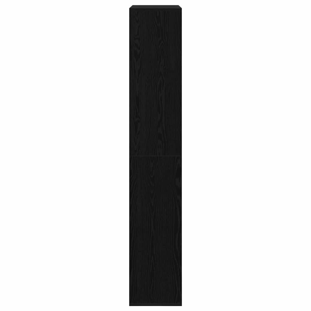 Book Cabinet 15-Tier 100 x 33 x 187.5 cm Black Oak