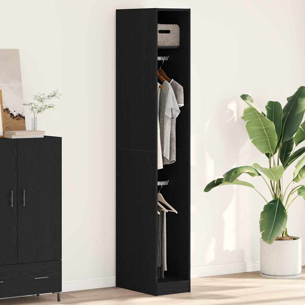 Wardrobe with Shelf Old Wood 30 x 50 x 200 cm Engineered Wood