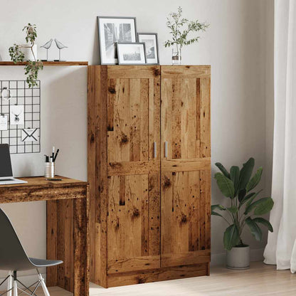 Book Cabinet Old Wood 82,5x30,5x150 cm Engineered Wood