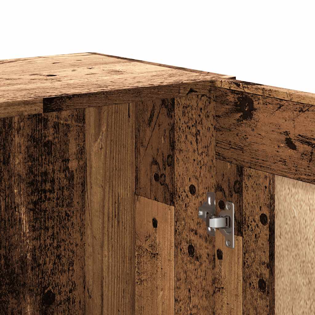 Book Cabinet Old Wood 82,5x30,5x150 cm Engineered Wood