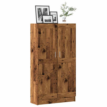 Book Cabinet Old Wood 82,5x30,5x150 cm Engineered Wood