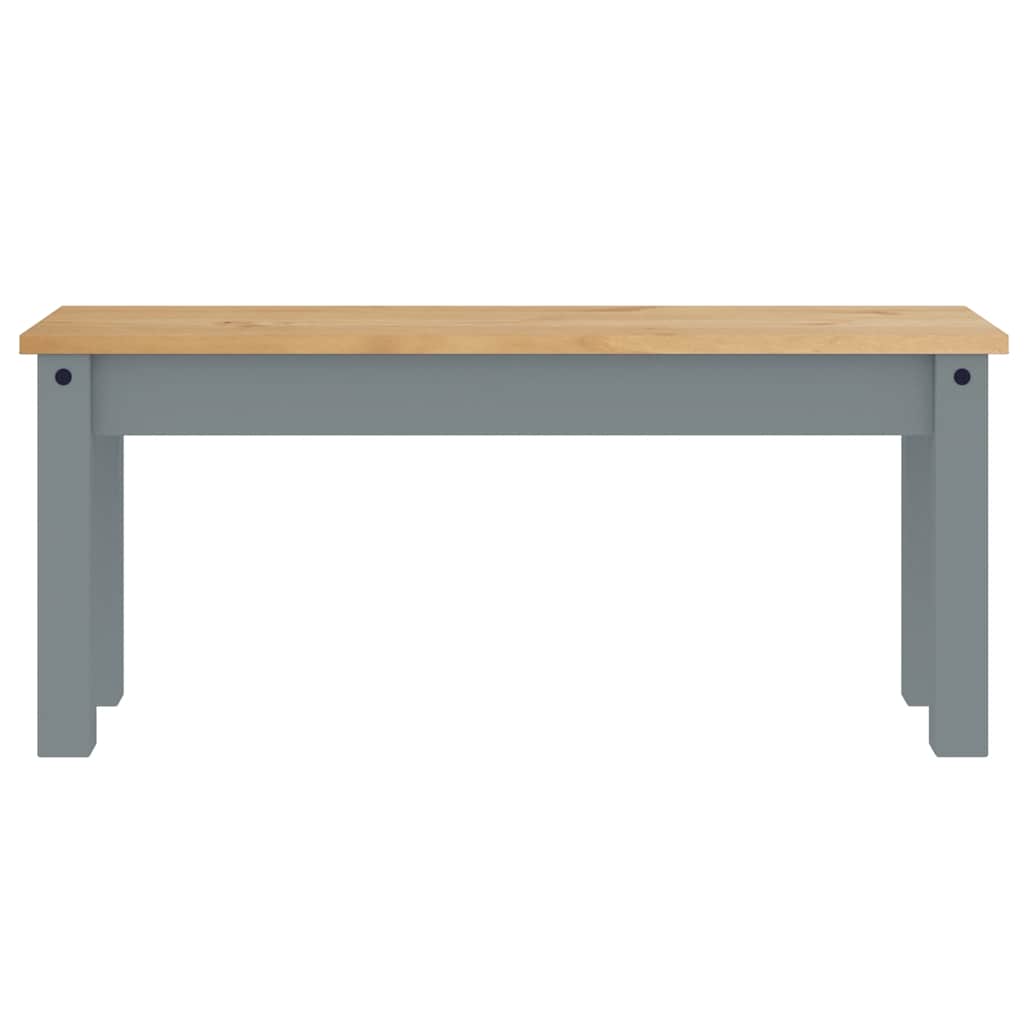 4 Piece Dining Set PANAMA Grey Solid Wood Pine