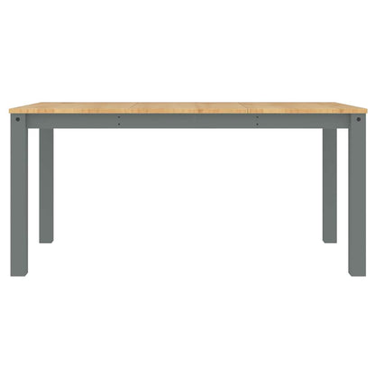 3 Piece Dining Set PANAMA Grey Solid Wood Pine
