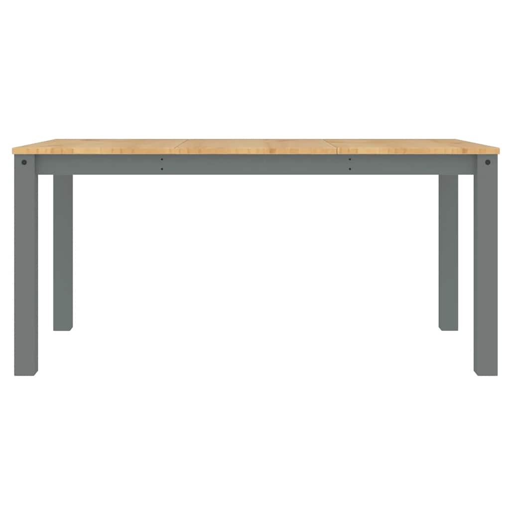 5 Piece Dining Set PANAMA Grey Solid Wood Pine