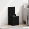 Storage Box Black oak 30 x 35 x 35 cm Engineered Wood