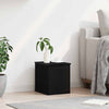 Storage Box Black oak 30 x 35 x 35 cm Engineered Wood