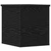 Storage Box Black oak 30 x 35 x 35 cm Engineered Wood