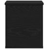 Storage Box Black oak 30 x 35 x 35 cm Engineered Wood