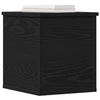 Storage Box Black oak 30 x 35 x 35 cm Engineered Wood