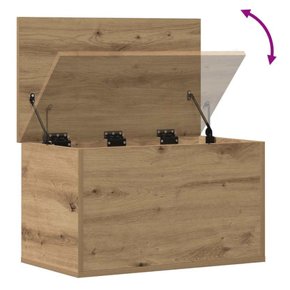 Storage Box Artisan Oak 60 x 35 x 35 cm Engineered Wood