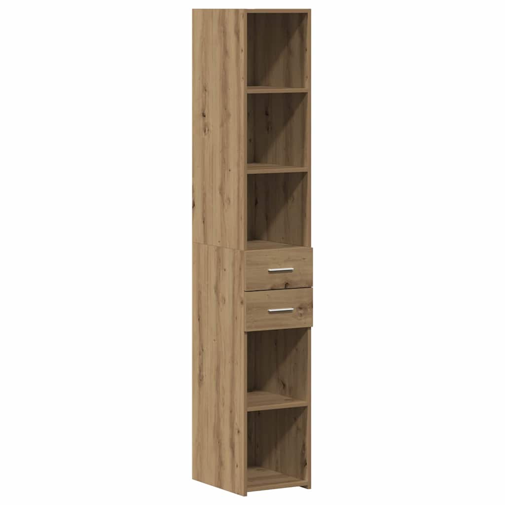 Bookcase Artisan Oak 30 x 42.4 x 185.2 cm