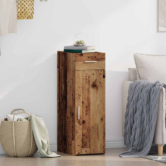 Sideboard with Drawer Old Wood 30 x 42.5 x 93 cm