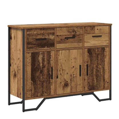 Sideboard with Drawer Old Wood 97 x 32.5 x 74.5 cm