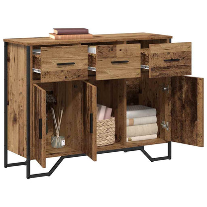 Sideboard with Drawer Old Wood 97 x 32.5 x 74.5 cm