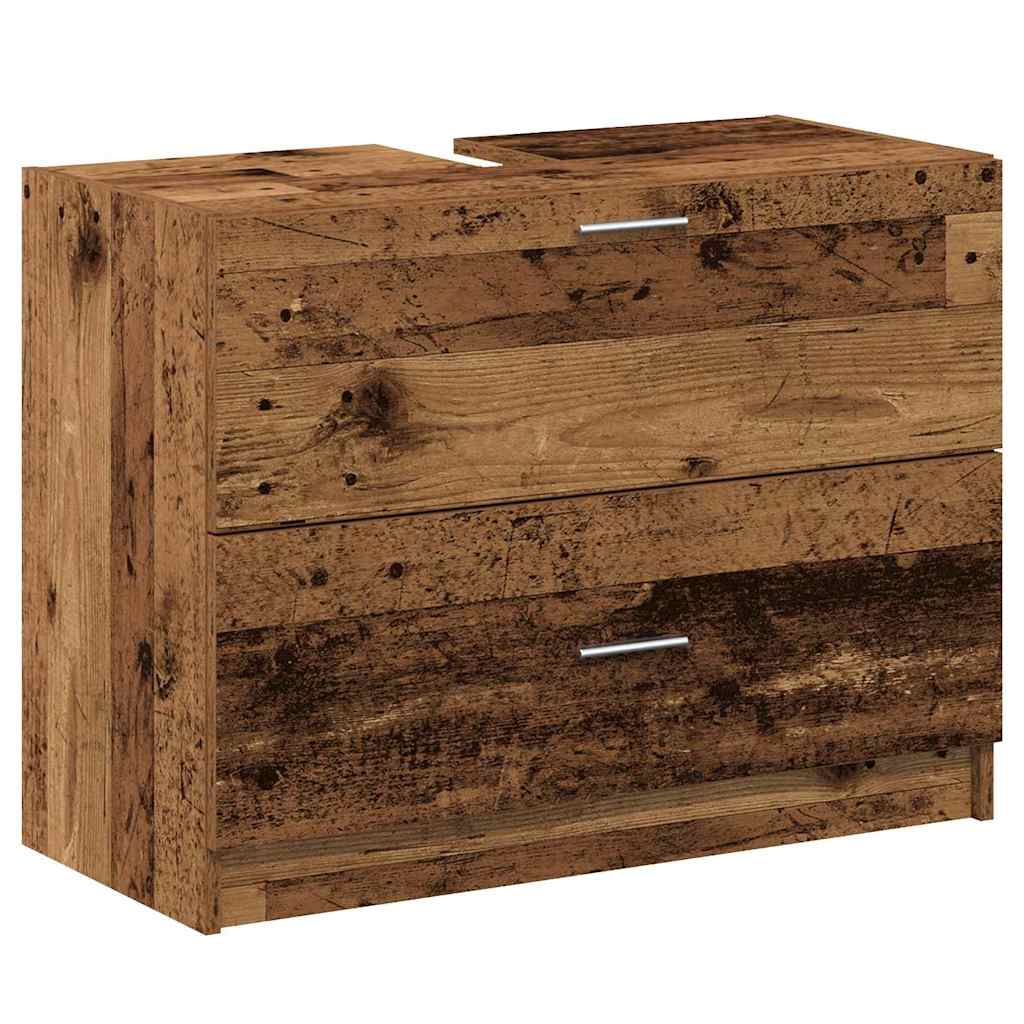 Bathroom Cabinet Old Wood 78 x 37 x 59 cm Engineered wood