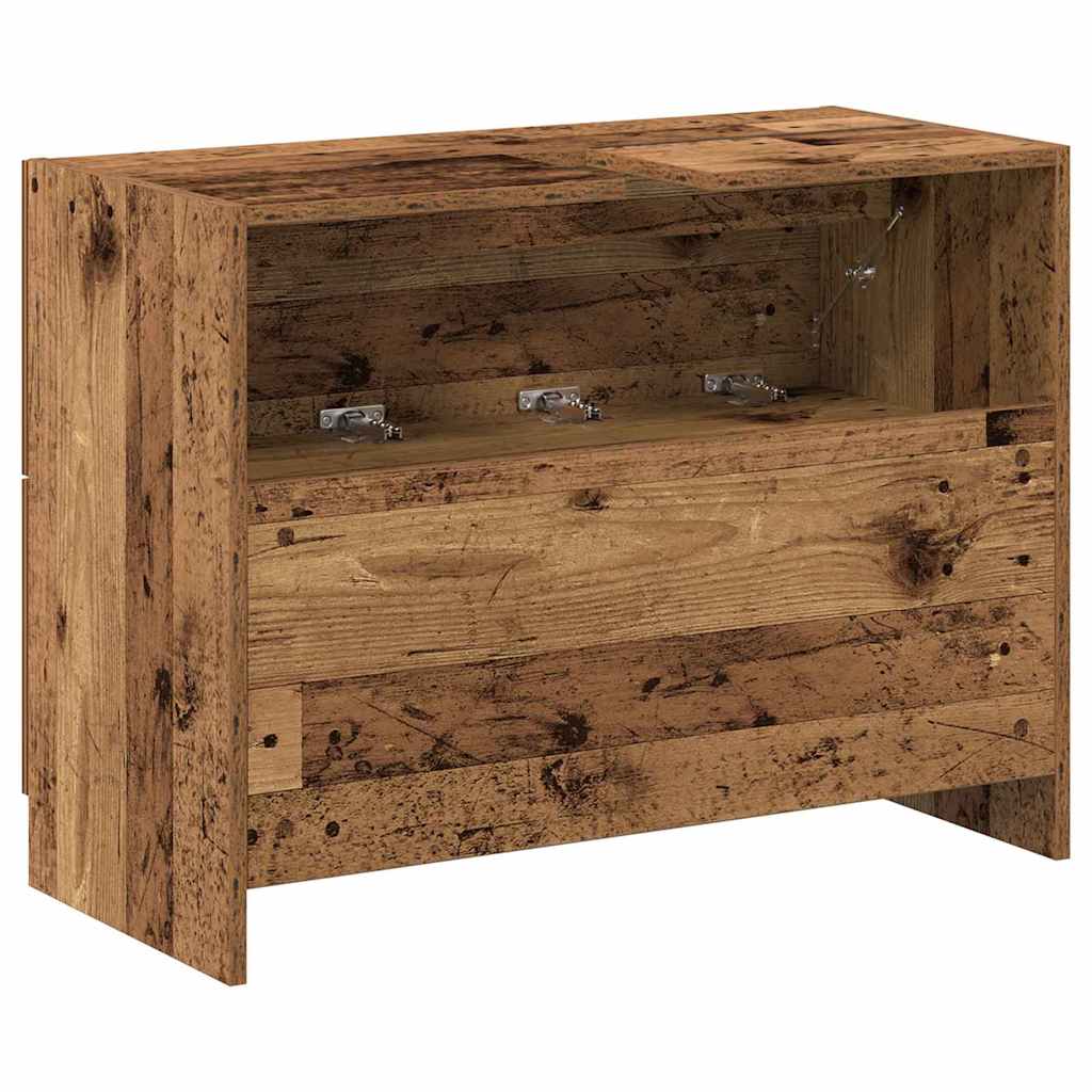 Bathroom Cabinet Old Wood 78 x 37 x 59 cm Engineered wood