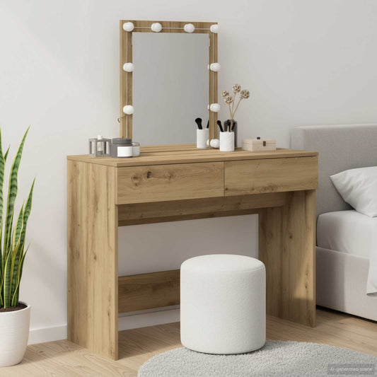 Dressing Table Artisan Oak 100 x 40 x 130 cm Engineered Wood