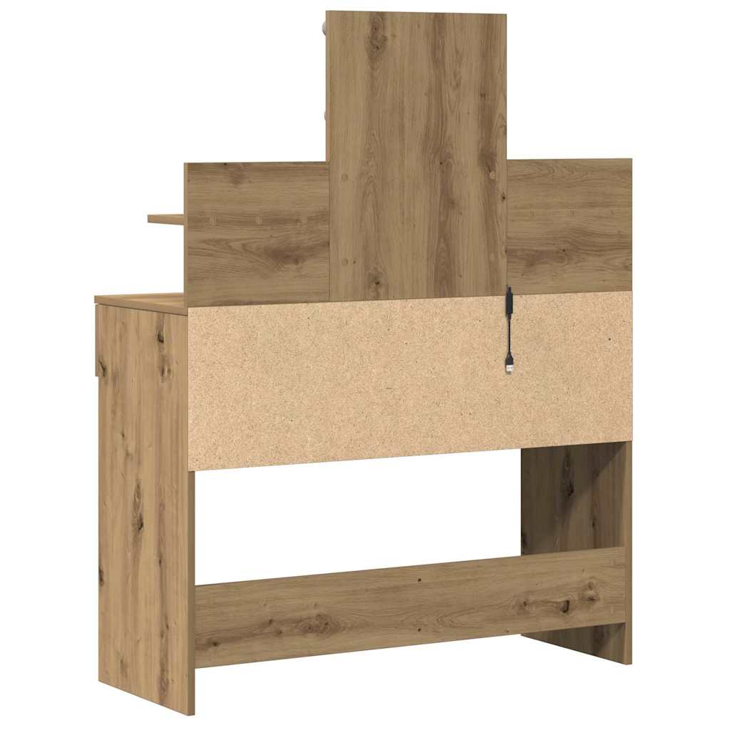 Dressing Table Artisan Oak 100 x 40 x 130 cm Engineered Wood