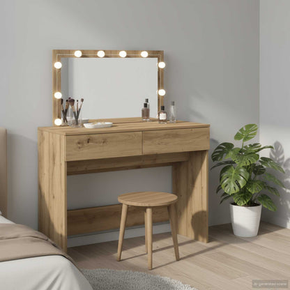 Dressing Table Artisan Oak 100 x 40 x 120 cm Engineered Wood