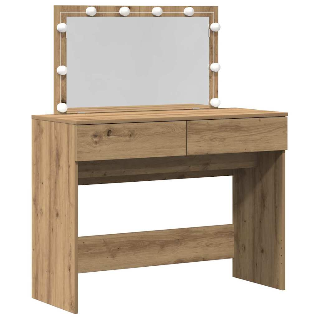 Dressing Table Artisan Oak 100 x 40 x 120 cm Engineered Wood
