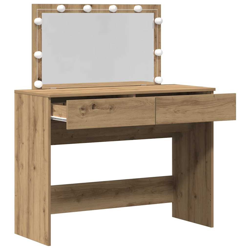 Dressing Table Artisan Oak 100 x 40 x 120 cm Engineered Wood
