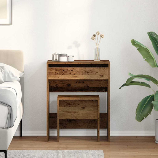 Dressing Table Old Wood 60 x 40 x 75 cm Engineered wood