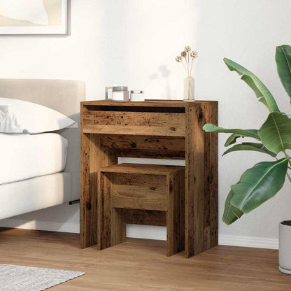 Dressing Table Old Wood 60 x 40 x 75 cm Engineered wood