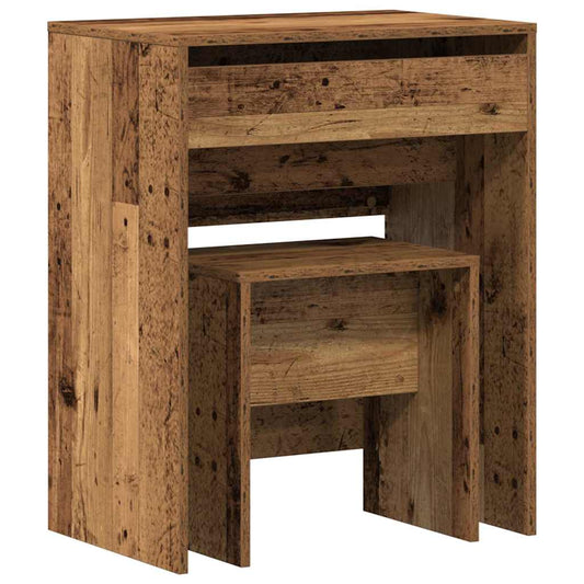 Dressing Table Old Wood 60 x 40 x 75 cm Engineered wood