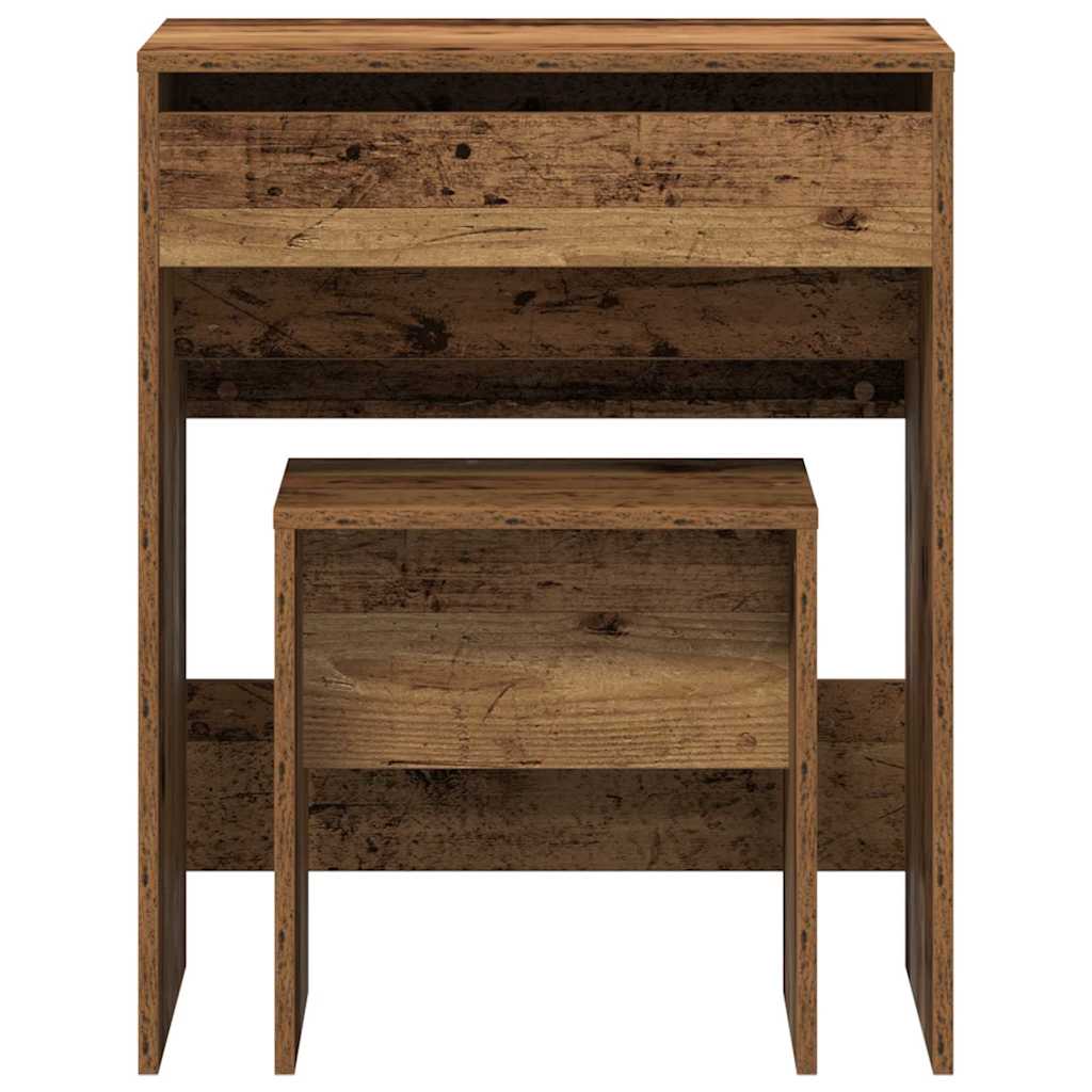 Dressing Table Old Wood 60 x 40 x 75 cm Engineered wood