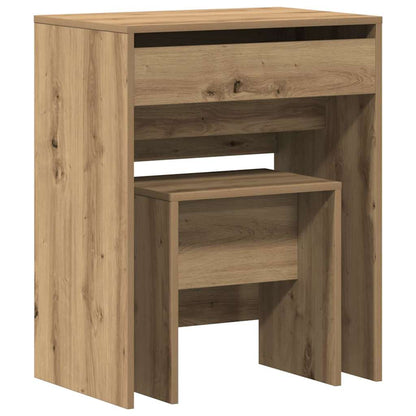 Dressing Table Artisan oak 60 x 40 x 75 cm Engineered wood