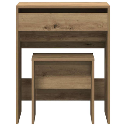 Dressing Table Artisan oak 60 x 40 x 75 cm Engineered wood