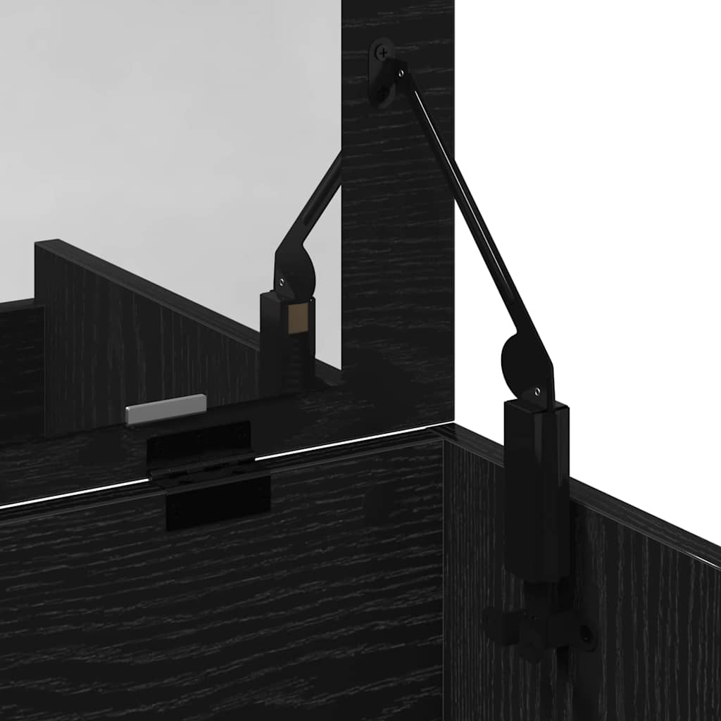 Dressing Table Black oak 60 x 40 x 75 cm Engineered wood