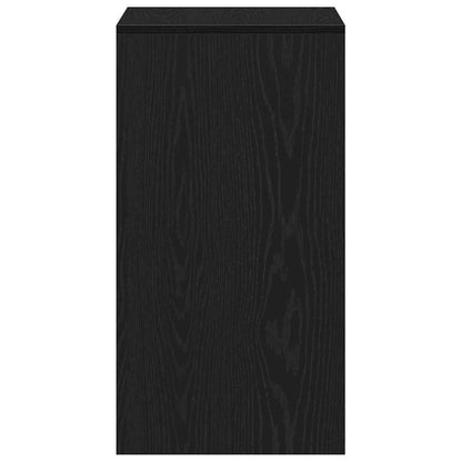 Dressing Table Black oak 60 x 40 x 75 cm Engineered wood