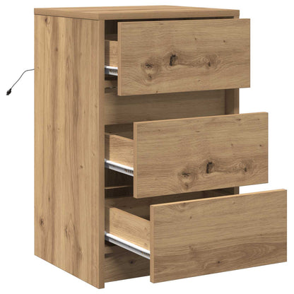 Bedside Cabinet Artisan Oak 38 x 34 x 61 cm Engineered wood