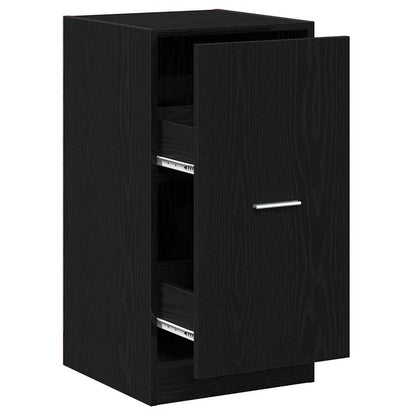 Apothecary Cabinet Black oak 40 x 41 x 77.5 cm Engineered wood