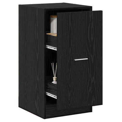 Apothecary Cabinet Black oak 40 x 41 x 77.5 cm Engineered wood