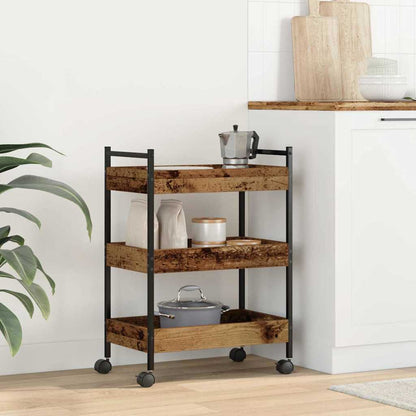 Kitchen Trolley Old wood 50 x 30 x 70 cm Engineered Wood