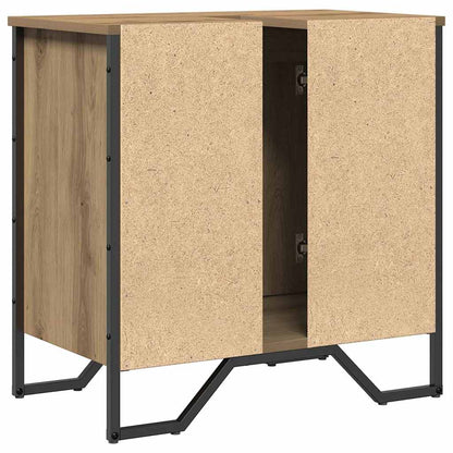 Bathroom Sink Cabinet with Storage Artisan Oak 60 x 35 x 60 cm