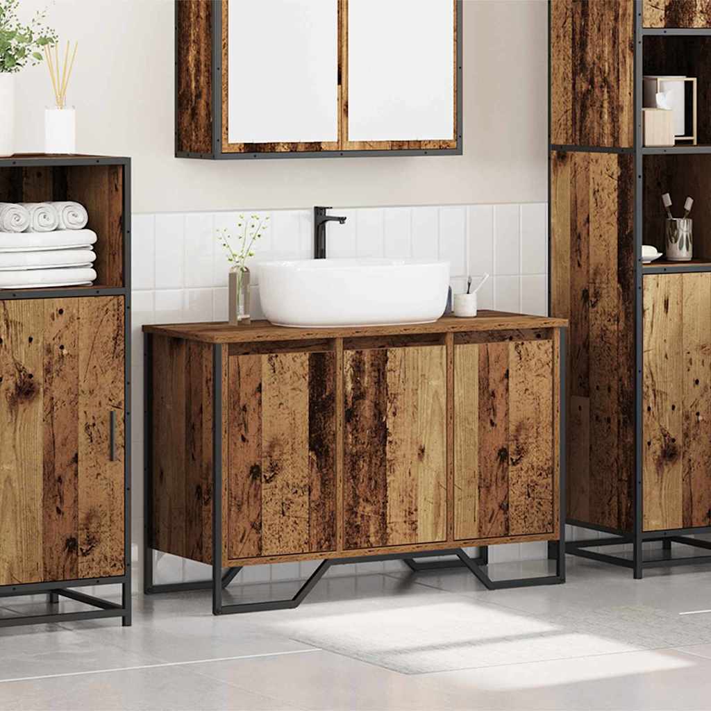 Sink Cabinet Other Old Wood 91 x 35 x 60 cm Engineered wood
