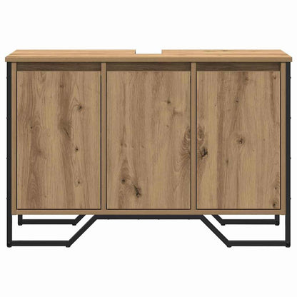 Bathroom Sink Cabinet with Storage Artisan Oak 91 x 35 x 60 cm