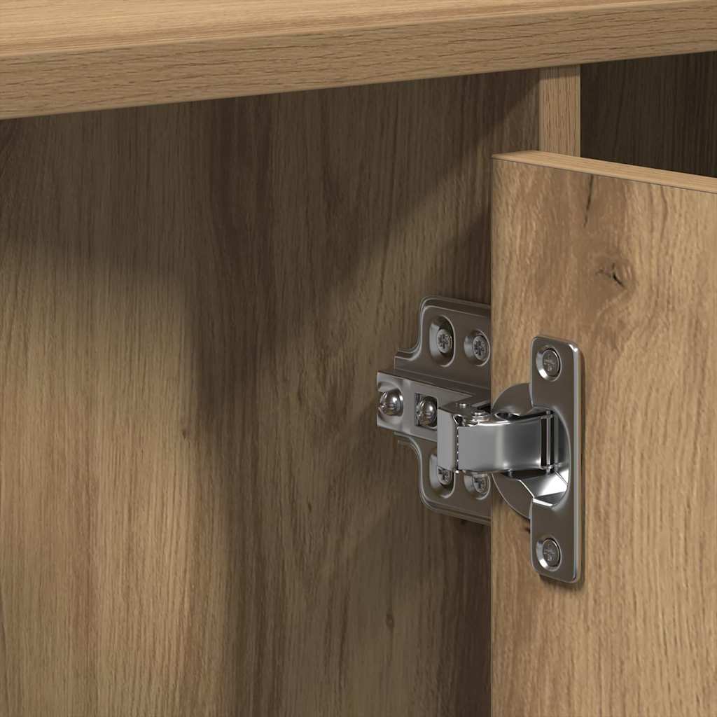 Bathroom Sink Cabinet with Shelf Artisan Oak 91 x 35 x 60 cm