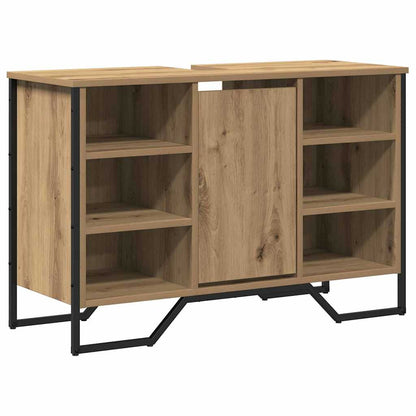 Bathroom Sink Cabinet with Shelf Artisan Oak 91 x 35 x 60 cm
