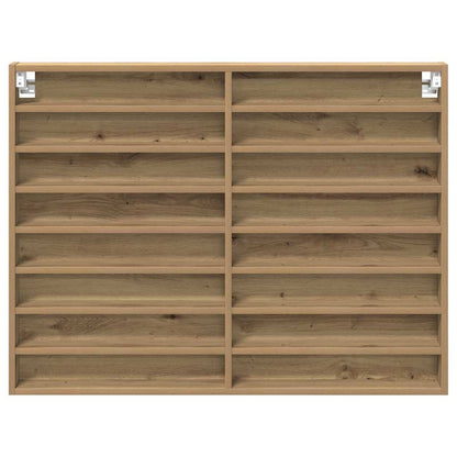 Display Cabinet Wall-Mounted Artisan Oak 100 x 8.5 x 75 cm