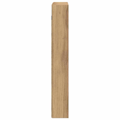 Display Cabinet Wall-Mounted Artisan Oak 60 x 8.5 x 58 cm