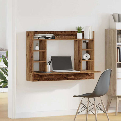 Wall-Mounted Desk Old wood Engineered wood 105 x 48 x 75 cm